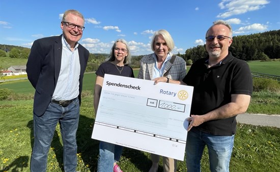 Der Rotary Club Neumarkt-Parsberg traf sich mit Evelyne Füracker